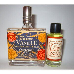 Outremer Vanille Eau de Toilette 1.7 oz 50ml Perfume Extract 12ml Set New Spray